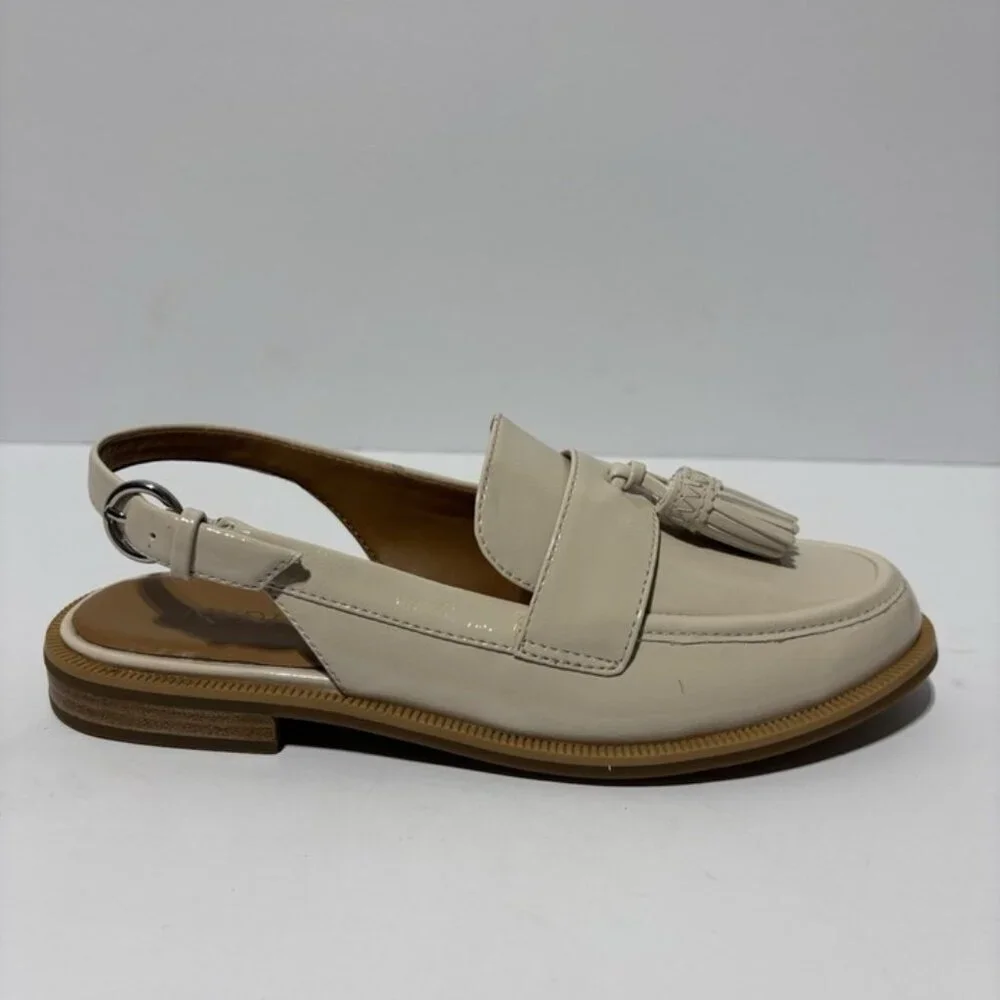 NYDJ Women’s Audrina Off White Slip-On Loafers, Size 6 M